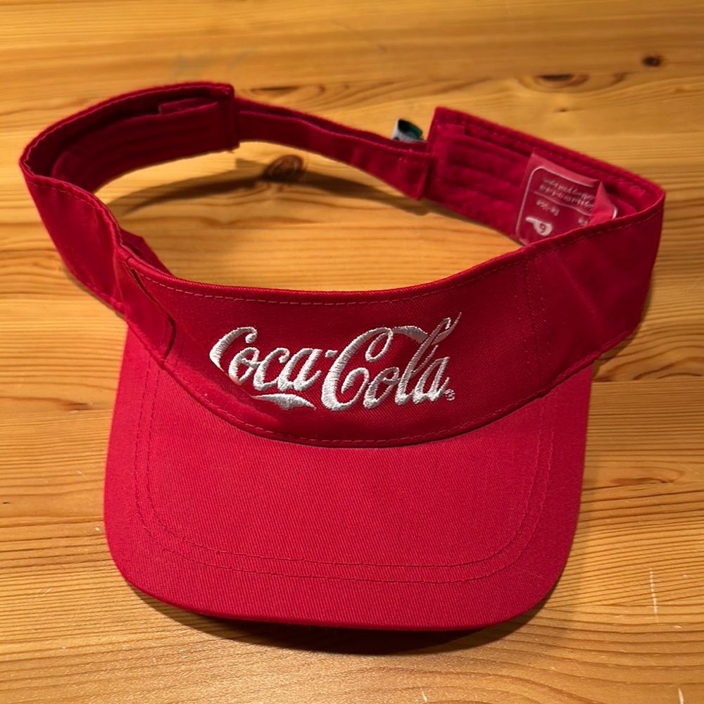 Coca Cola Red Visor Hat